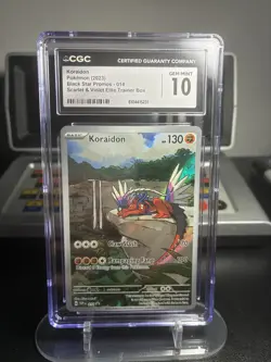 CGC 10 Koraidon 014 Sv: Scarlet & Violet Promo Cards Promo 2023 Holo - Image 1