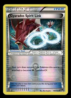 Gyarados Spirit Link 101/122 Reverse Holo XY Breakpoint Pokemon Card - Image 1