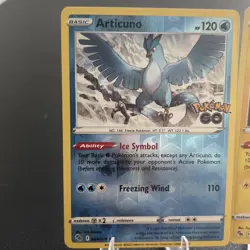 Pokemon TCG Zapdos Holo Rare Card 029/078 Pokemon Go 2022 & Articuno 024/078 NM - Image 2