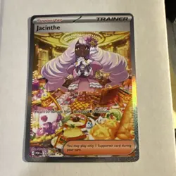 Pokemon Jacinthe Trainer-Supporter Full Art Holo POR EN 122/088 Rare Card - Image 1