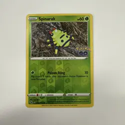 Spinarak 006/078 Ditto peel card Reverse Holo Pokemon GO NM - Image 1