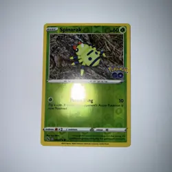 Spinarak 006/078 Ditto peel card Reverse Holo Pokemon GO NM - Image 2