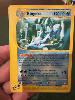 Pokemon TCG Kingdra Aquapolis 19/147 Regular Card - Image 1