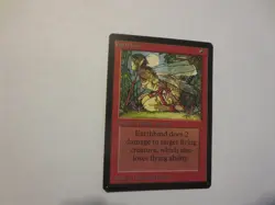 MTG EARTHBIND CARD - Image 1