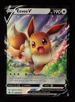 Eevee V SWSH065 Holo SWSH: Sword & Shield Promo Cards Pokemon Card - Image 1