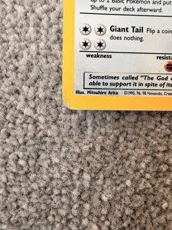 🔥 Pokemon TCG Dark Dragonite Holo Rare Card 5/82 (Swirl) Team Rocket Series 🔥 - Image 3