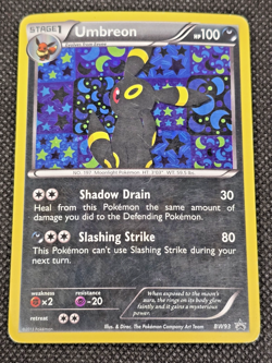 Pokemon TCG Umbreon Black White Holo Card BW93 Black Star Promo MP -- H1 - Image 1