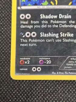 Pokemon TCG Umbreon Black White Holo Card BW93 Black Star Promo MP -- H1 - Image 4