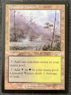 MTG Llanowar Wastes - Apocalypse - NM - Magic the Gathering - Image 1