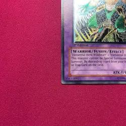 E-Hero Wild Wingman EOJ-AE035 1st ED Ultimate Rare YuGiOh Card Asian English - Image 5