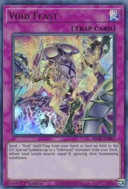 BROL-EN093 Void Feast 1st Edition Ultra Rare Near Mint YuGiOh TCG - Image 1