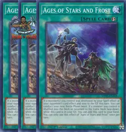 Yugioh! 3x Ages of Stars and Frost MP25-EN318 Common 1st Ed NM - Image 1