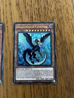 BLMM-EN048 Dragonmaid Cehrmba Emblazoned Ultra Rare YuGiOh with Chamber Maid - Image 2