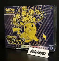 New & Sealed Pokemon TCG Scarlet & Violet Surging Sparks ETB Elite Trainer Box - Image 2