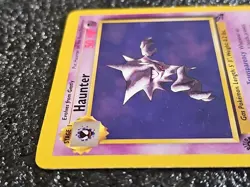 Haunter 2000 Pokemon Fossil-1st Edition Regular Non-Holo Card #21/62 - Image 3