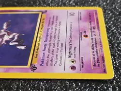 Haunter 2000 Pokemon Fossil-1st Edition Regular Non-Holo Card #21/62 - Image 4