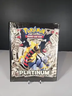 Official 2009 Pokemon TCG PLATINUM Ultra Pro 4 Pocket Portfolio Holds 64 Cards - Image 1