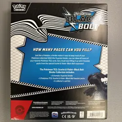 Pokemon Scarlet and Violet Black Bolt Binder Collection - Image 2