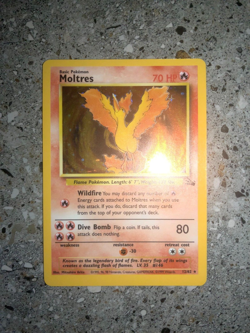 Pokemon TCG Cards Moltres 12/62 Fossil Holo Rare NM - Image 4