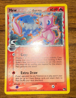 Pokemon - Mew - #3/17 - ERROR Back (Upside Down Back) - Holo - POP Series 5 - Image 3