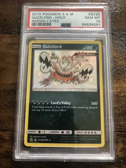 PSA 10 MINT 2019 Pokemon Hidden Fates Guzzlord Shiny Holo Rare #SV26 - Image 1