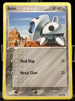 ARON 58/110 EX Holon Phantoms Common Regular Pokemon TCG 2006 NM - Image 3