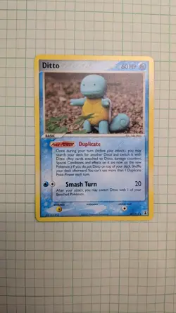 Pokemon TCG Ditto (Squirtle) EX Delta Species 40/113 NM - Image 1