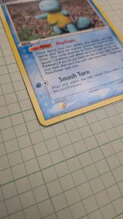 Pokemon TCG Ditto (Squirtle) EX Delta Species 40/113 NM - Image 4