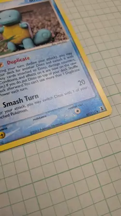 Pokemon TCG Ditto (Squirtle) EX Delta Species 40/113 NM - Image 5