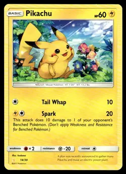 2017 Sun & Moon, Trainer Kits - Sun & Moon Trainer Kit-Alolan Raichu Pikachu #14 - Image 1