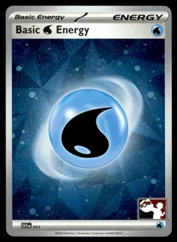 2025 Stamped Prize Pack Series 7 Basic Water Energy #SVE 011 Near Mint Holo - Image 1