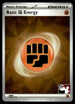 2025 Stamped Prize Pack Series 7 Basic Fighting Energy #SVE 014 Near Mint Holo - Image 1