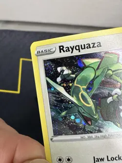 Rayquaza SWSH029 Cosmos Holo Swirl Pokemon TCG Black Star Promo - Image 4
