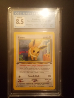 Pokemon Eevee Neo Discovery - 1st Ed. 38/75 CGC Nm/mint+ 8.5 - Image 1