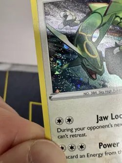 Rayquaza SWSH029 Swirl Cosmos Holo Black Star Promo Pokemon TCG - Image 4