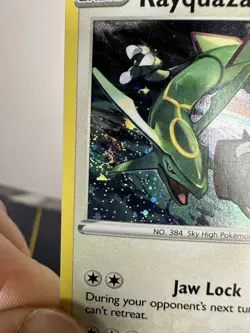Rayquaza SWSH029 Swirl Cosmos Holo Black Star Promo Pokemon TCG - Image 5