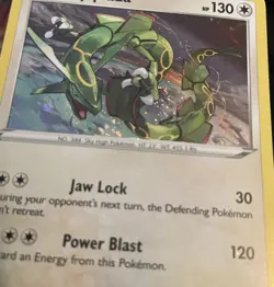 Rayquaza SWSH029 Holo Crown Zenith Pokemon W/ Holobleed And Swirl NM- - Image 2