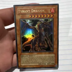 Yu-Gi-Oh! Tyrant Dragon LOD-034 Legacy of Darkness Holo Konami Dragon Card - Image 1