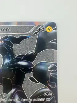 Zekrom 114/114 Ultra Rare Gray Background Black & White Pokemon ERROR CARD - Image 4