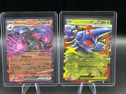 Pokemon Salazzle EX 016/088 & Mega Heracross EX 004/094 Card Lot (2) - Image 1