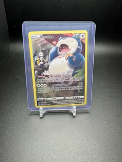 Snorlax Ultra Rare SWSH11: Lost Origin Trainer Gallery TG10/TG30 NM Pokemon Card - Image 1