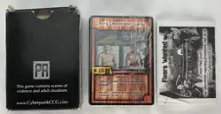 2003 Cyberpunk CCG Collectible Card Game “Your First Run” Sealed Cards Open Box - Image 2