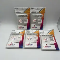 Gamegenic Standard Card Game Matte Sleeves Gray 50ct x5 Packs - Image 1
