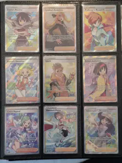 Pokemon Card Job Lot Daisy Elesa Jasmine Trainer Gallery Secret Rare Full Art NM - Image 1