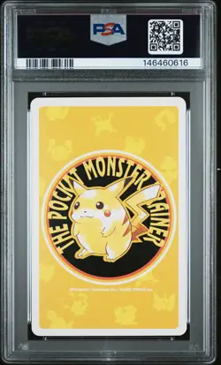1998 POKEMON YELLOW VERSION PLAYING CARDS 3 OF HEARTS #061 POLIWHIRL PSA 10 - Image 2