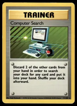 1999 Pokemon Classic - Base Set Computer Search #71 Heavy Play - Image 1