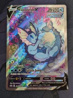 Pokemon TCG: Vaporeon V SWSH181 SWSH: Sword & Shield Promo Card Holo - Image 1