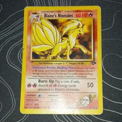 Pokemon Blaine's Ninetales Gym Challenge 21/132 Lot 2 Cards Wizards of the Coast - Image 2