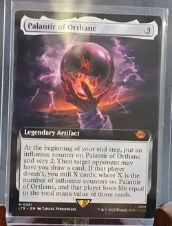 Palantir of Orthanc (Extended Art) Lord of the Rings MTG Regular Lightly Played - Image 3