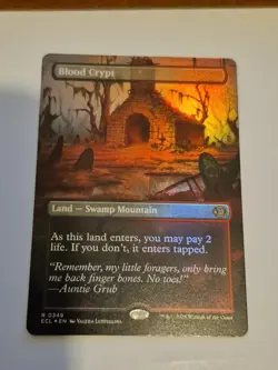 1x Blood Crypt (Borderless) Lorwyn Eclipsed Foil MTG - NM double sided 349 x1 - Image 1